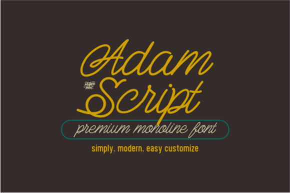 Adam Script: A Flexible Monoline Font for Web Design