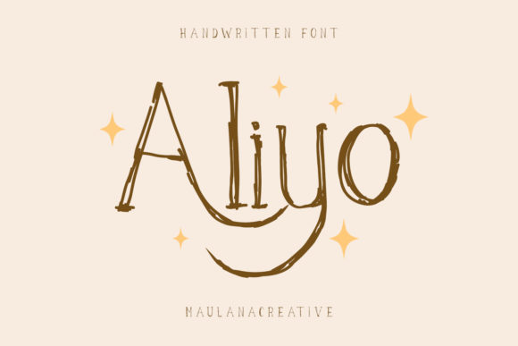 Aliyo Script: A Handwritten Typeface for Editorial Design