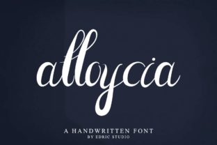 Alloycia: A Friendly Handwritten Font for Digital Design