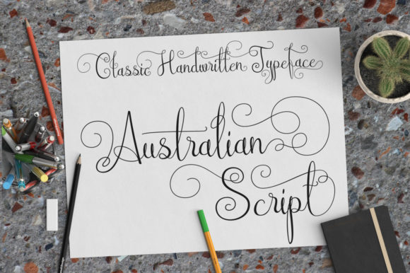 Australian Script: A Fluid Typeface for Editorial Design