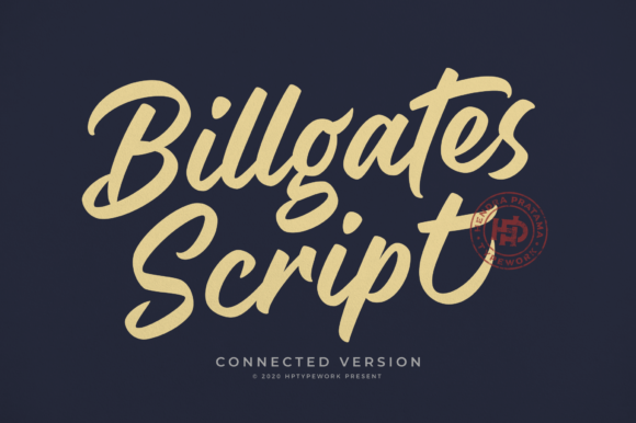 Billgates Script: A Vintage Typeface for Editorial Design