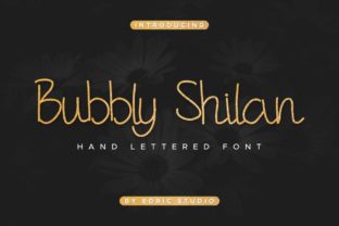 Bubbly Shilan: A Playful Handwritten Font for Makers