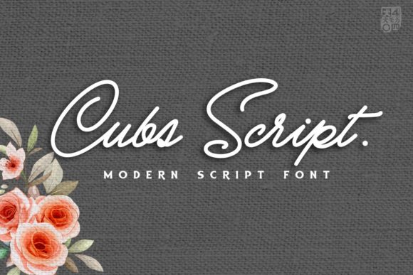 Cubs Script: A Handwritten Font for Polished Branding