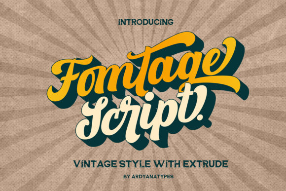 Fomtage Script: A Vintage Typeface Review