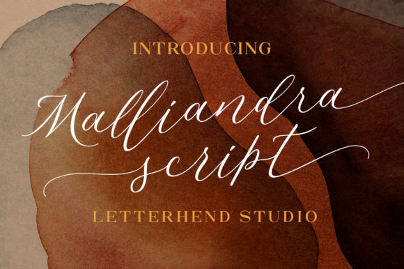 Malliandra Script: A Romantic Typeface for Editorial Design