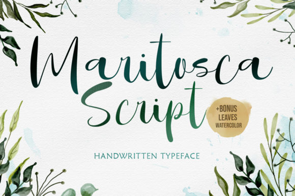Maritosca Script: A Modern Handwritten Typeface for Campaigns
