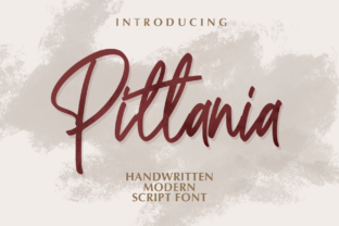 Pittania: A Friendly Handwritten Font for Small Business Branding