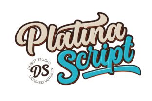Platina Script: A Bold Typeface for Makers