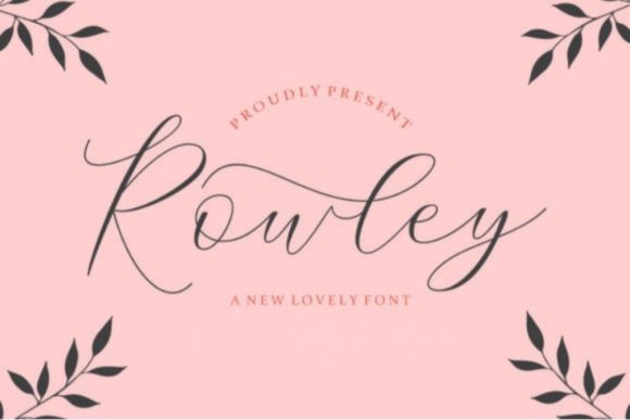Rowley Script Font for Handmade Creators