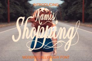 Shopping Kamis: A Friendly Script Font for Makers
