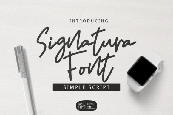 Signatura Script: A Handwritten Typeface for Modern Branding