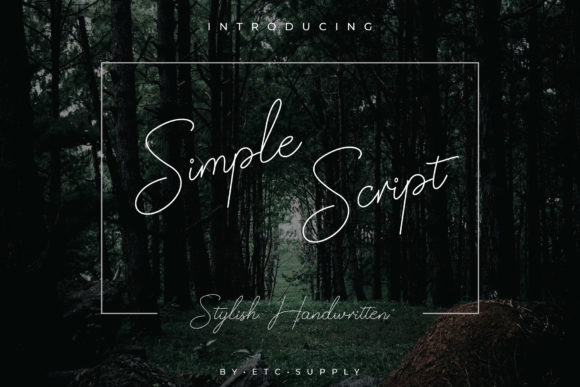 Simple Script: A Versatile Typeface for Elegant Branding