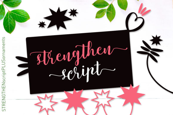 Strengthen Script: A Handwritten Typeface for Editorial Elegance