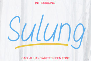 Sulung: A Friendly Handwritten Font for Small Business Branding