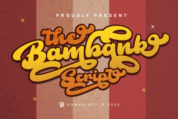 The Bambank Script Font for Handmade Brands