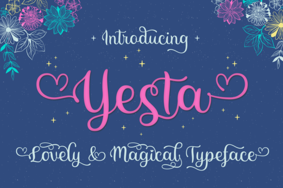 Yesta: A Friendly Handwritten Font for Small Business Branding